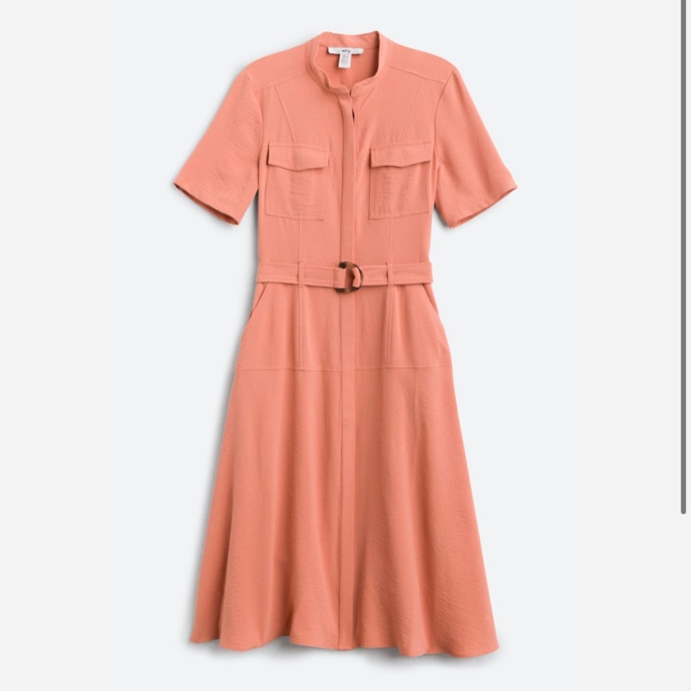 SOLD Maggie London Emani Belted TShirt Dress
